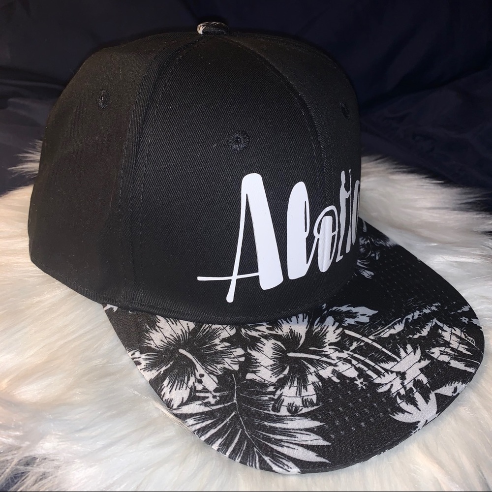 Aloha Paddler Hawaiian Print Snapback Hat - Picture 5 of 8